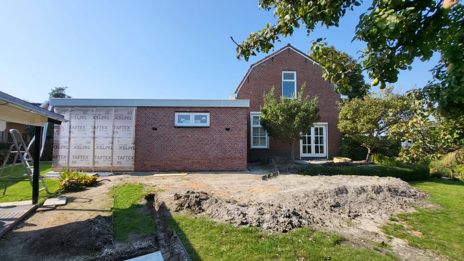 Bouwtekeningen aanbouw