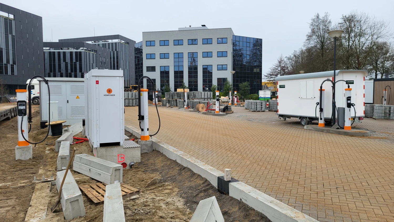 Busremise elektrische bussen Goudse Poort Gouda